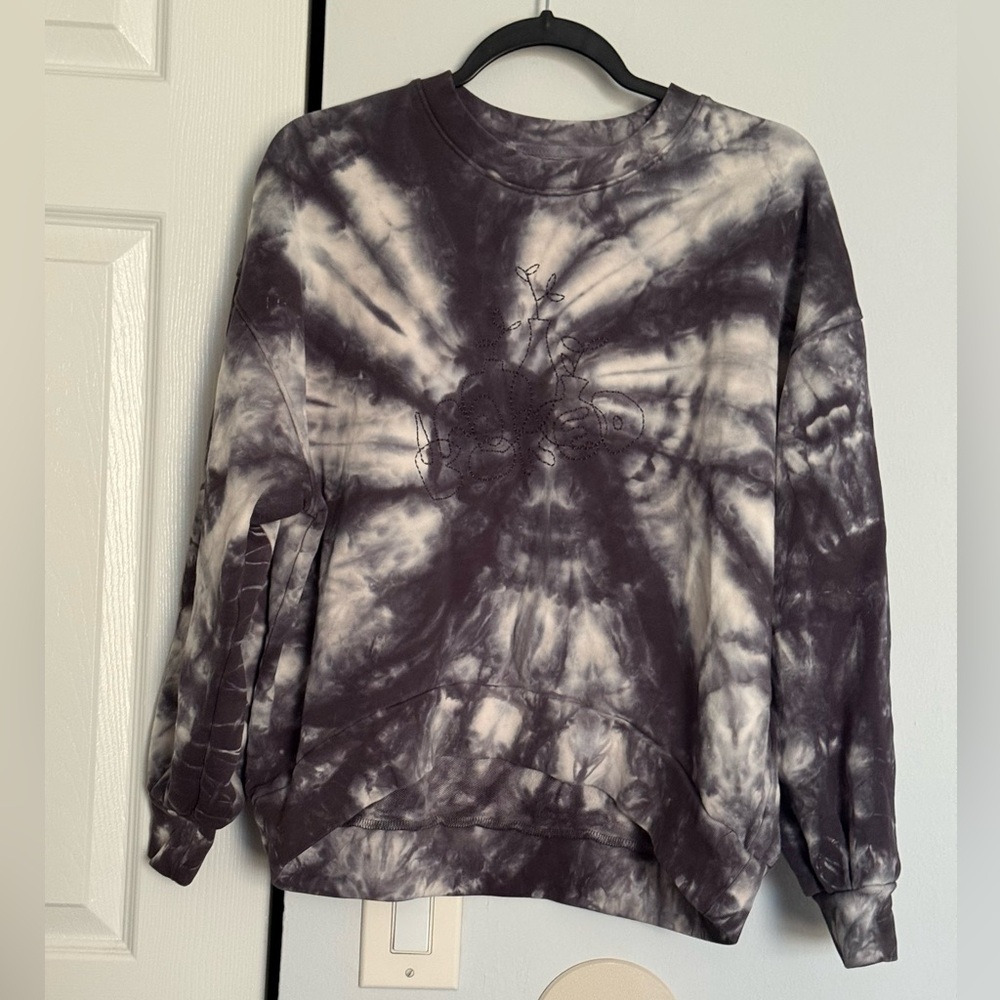 Levi's Gray tie dye Textured Knit Sweater